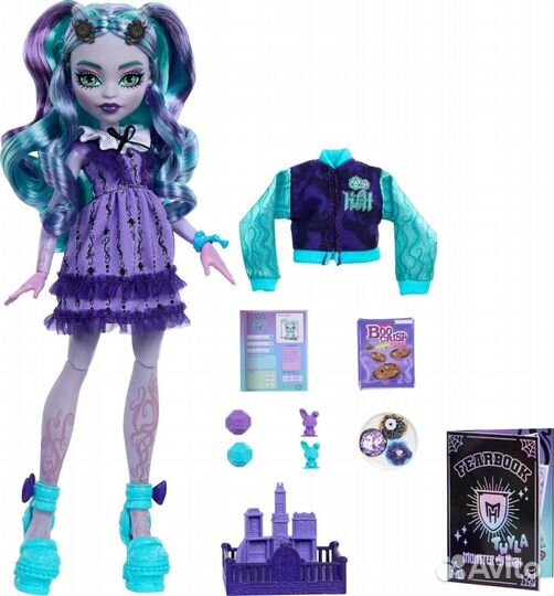 Monster High Fearbook Торалей, Твайла, Дракулаура