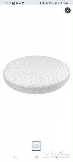 Простынь на резинке 75см круг 4шт