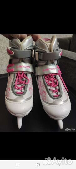 Коньки детские раздвижные 30 33