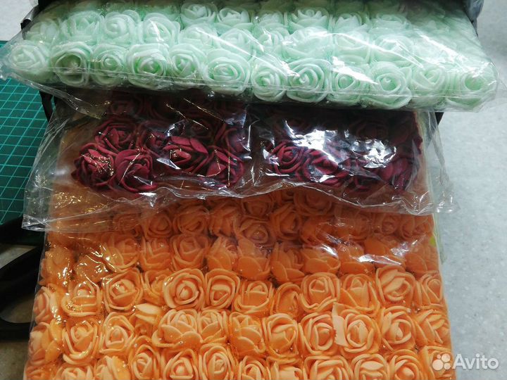 Розочки из фоамирана