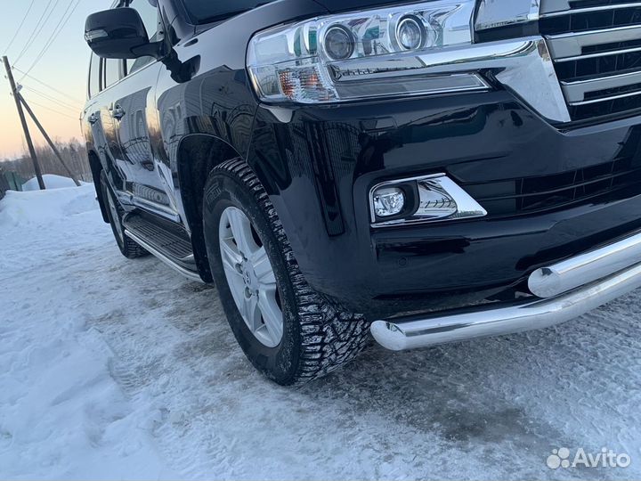 Защита бампера к-т Toyota Land Cruiser 200
