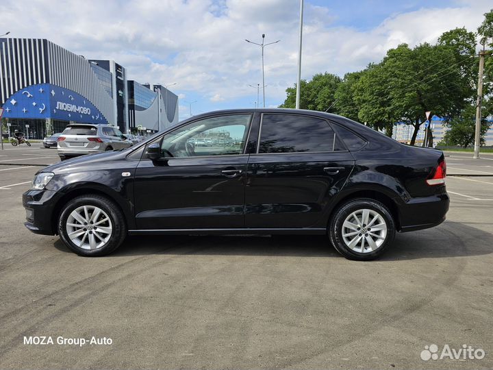 Volkswagen Polo 1.6 AT, 2015, 128 600 км