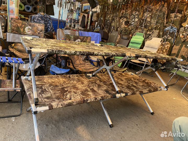 Раскладушка медведь 180 см