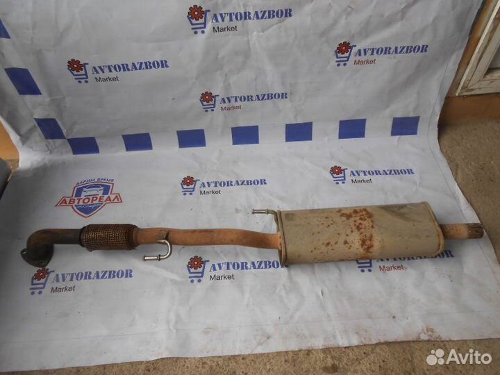 Приемная труба глушителя Skoda Rapid cfna 2014