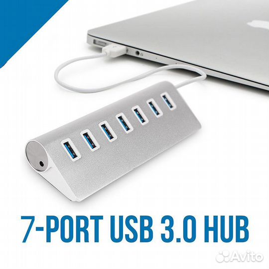 USB HUB*7 USB port USB 3.0 Metall