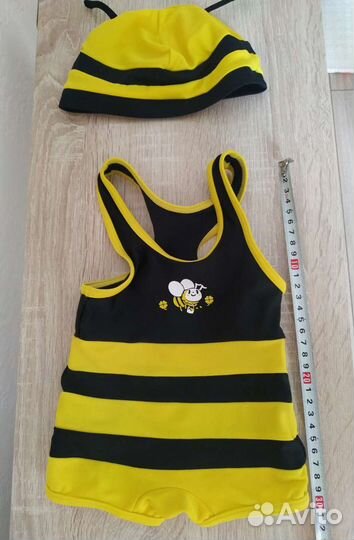 Купальник с шапочкой для девочки