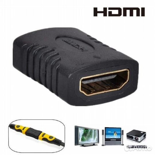 Адаптер Hdmi - hdmi (для наращивания видеокабелей)