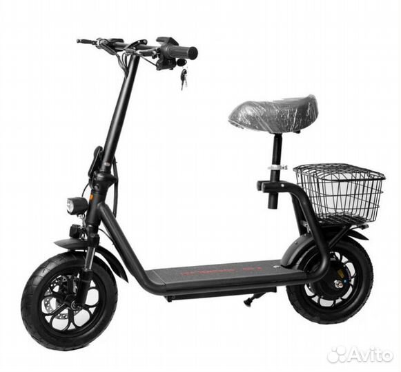 Электросамокат Kugoo C1 Plus Jilong с сиденьем