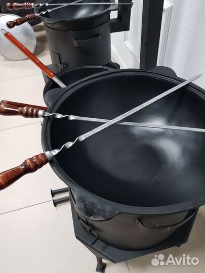 Казан узбекский с пекой