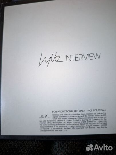 Kylie Minogue Promo CD Interview