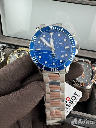 Мужские Часы Tissot Seastar 1000 Chronograph 46мм