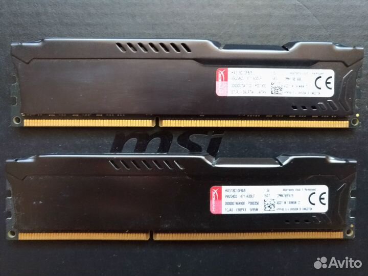 DDR3 Kingston HyperX Fury 16GB Kit (8GBx2) Идеал