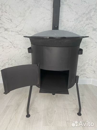 Казан 12 л+печка