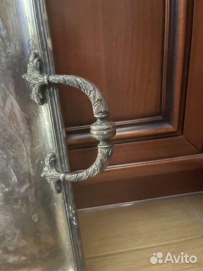 Поднос для самовара старинный