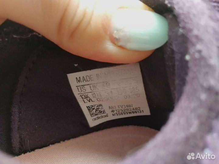 Кроссовки для девочки adidas легкие р. 31