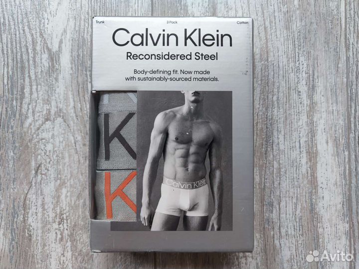 Calvin klein мужские трусы 3 шт оригинал M, L, XL