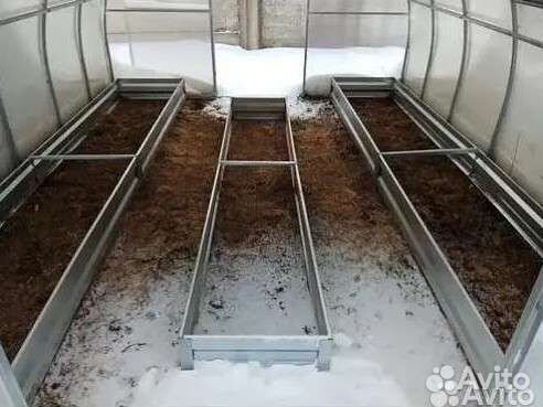 Теплица усиленная 8м поликарбонат грядки,рассрочка