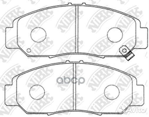 Колодки тормозные honda civic 01-05/FR-V 1.7-2.2