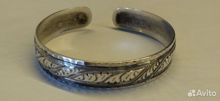 Браслет. серебро 875 проба(звезда) СССР 16,5 гр