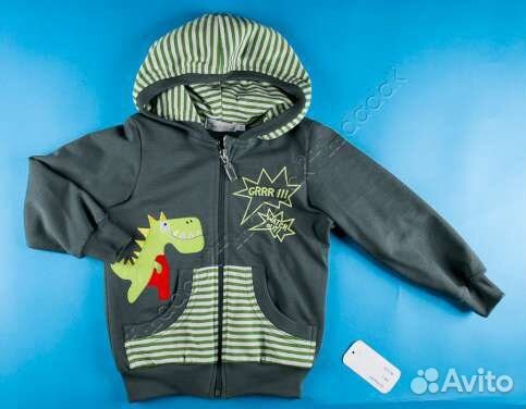 Кофточка на замке на мальчика размер 104 4 года