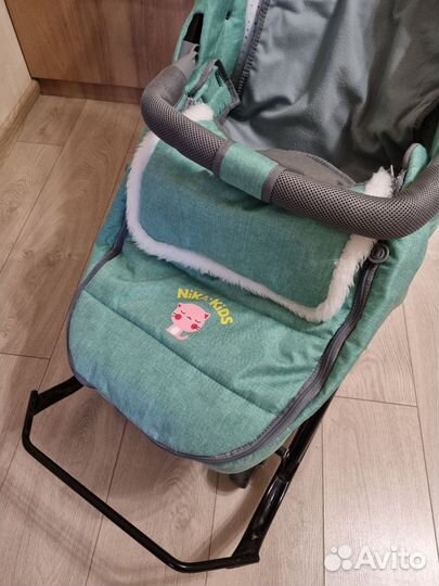 Санки-Коляска утепленные детские