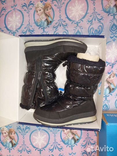 Сапоги зимние для девочки 33р. Черные