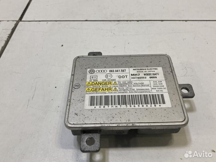 Блок ксеноновой лампы Audi А4 В8 8K2