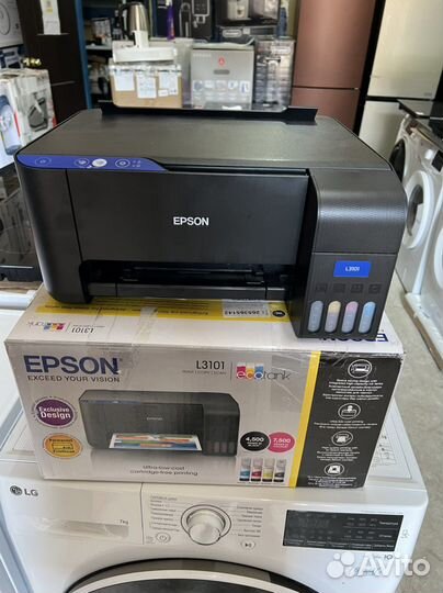 Мфу струйное Epson L3101 снпч 5760x1440dpi9.2стр/м