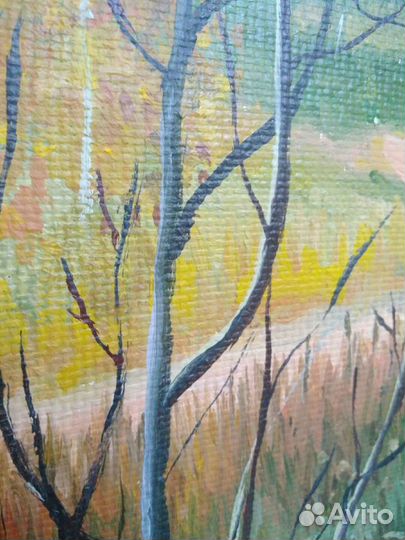 Картина маслом на холсте пейзаж