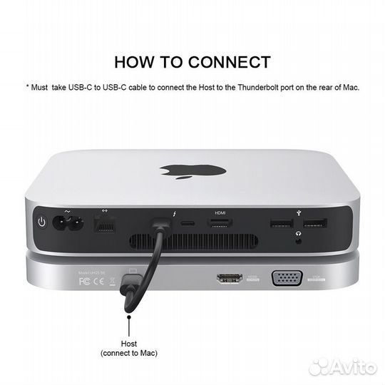 USB хаб Qwiizlab UH25 SE для Mac Mini