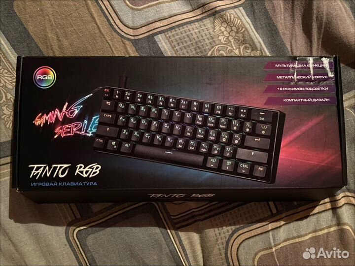 Игровая механическая клавиатура dexp Tanto rgb