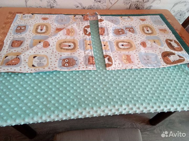 Плед манки плюшевый большой