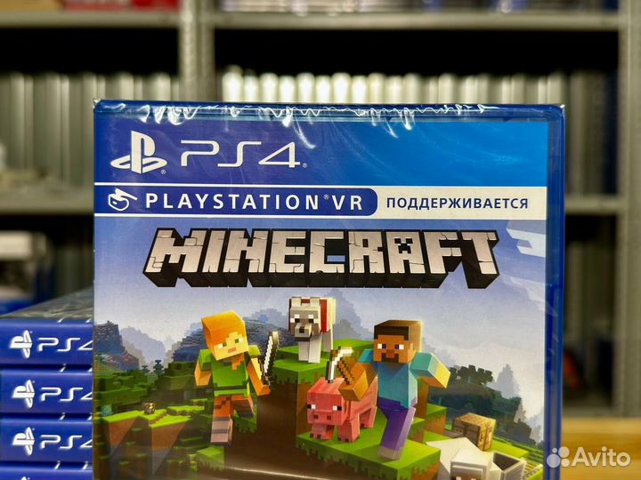 Диск Minecraft PS4 (Новый, Русская версия)