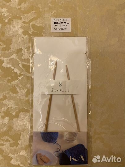 Спицы seeknit koshitsu 80 см 2,75 мм