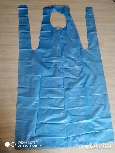 Халат, шапочка, фартук одноразовые