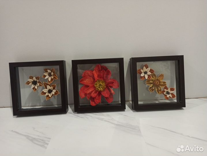 Декор настенные панно из сухоцветов