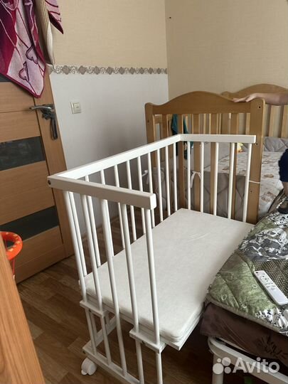 Приставная кроватка