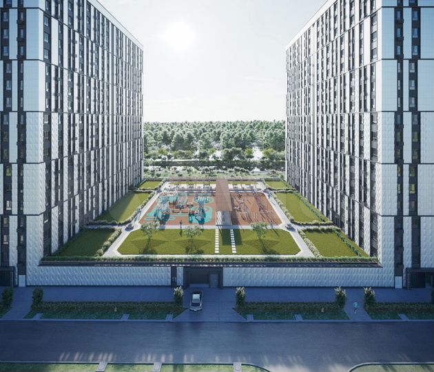 1-к. квартира, 61,6 м², 3/19 эт.