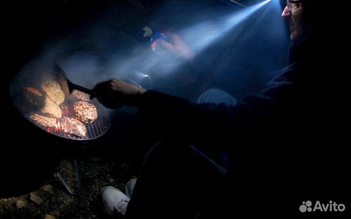 Фонарь налобный CP 5501, светодиодный, аккумулятор