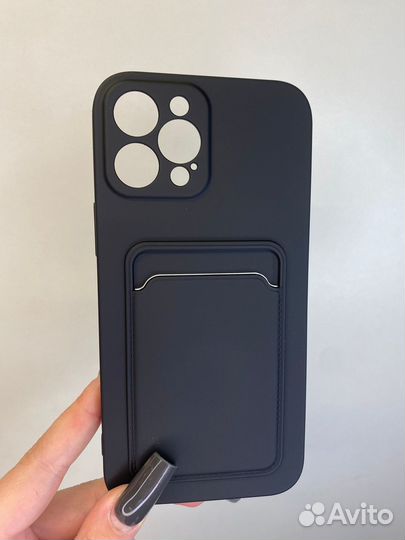 Чехол для iPhone с карманом под карты