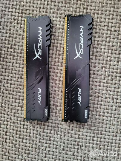 Память Kingston HyperX Fury Black DDR4 28 2133