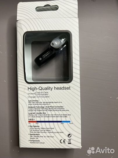 Блютуз наушник. Новый