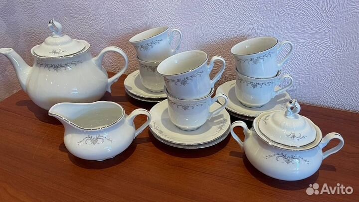 Чайный сервиз на 6 персон новый bohemia Чехия