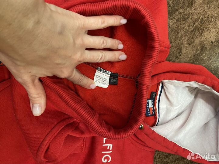 Tommy hilfiger костюм 80-86 теплый