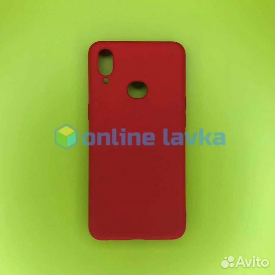 Чехол силикон Activ original для Samsung A10s крас