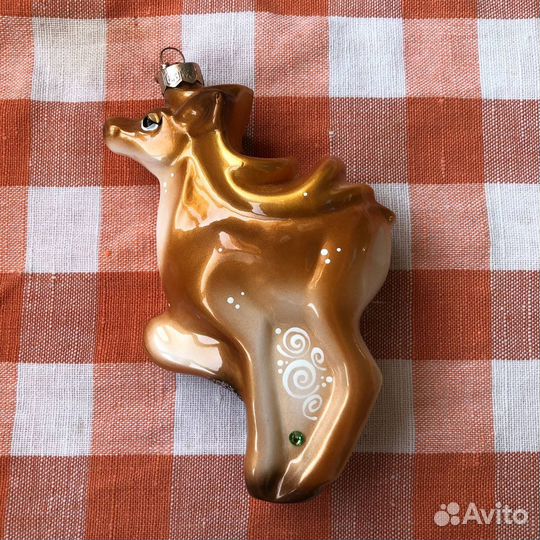 Елочная игрушка xmas toys Серебряное копытце