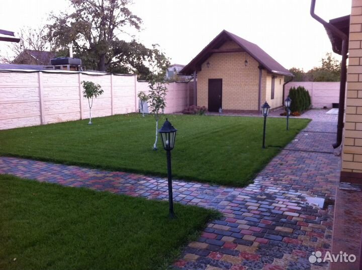 Устройство рулонного газона