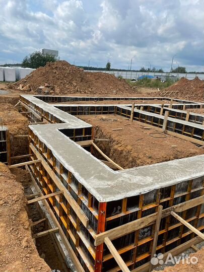 Аренда опалубки на фундамент