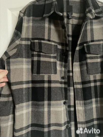 Теплая рубашка H&M