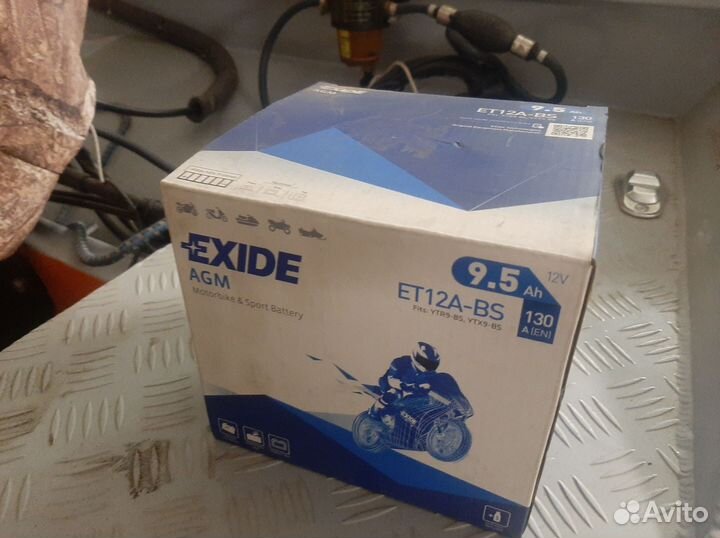 Аккумулятор agm ET12A-BS